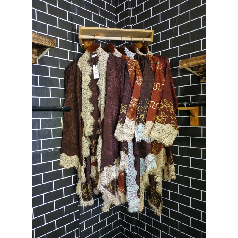 NEW COLLECTION OUTHER BATIK VISCOSE / ATASAN BATIK VISCOSE / VISCOSE KOMBINASI RENDA ORIGINAL / BATI