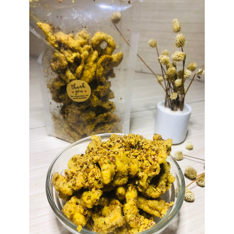 

KERIPIK USUS CRISPY AYAM MURAH 100 GRAM ORIGINAL BAWANG