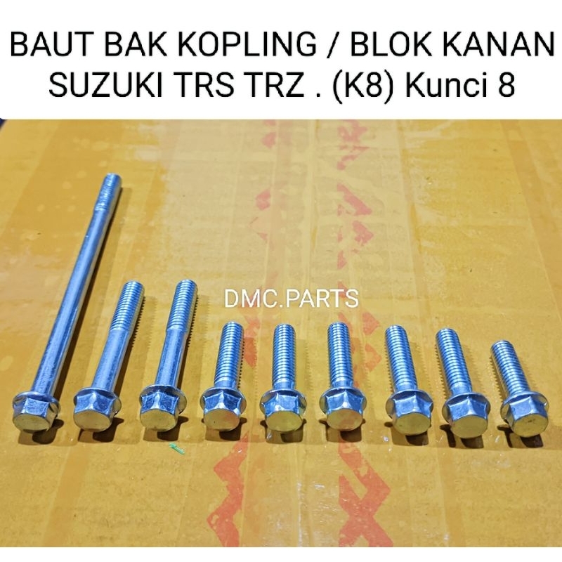 BAUT BAK KOPLING / BLOK KANAN SUZUKI TRS TRZ. (K8) Kunci 8