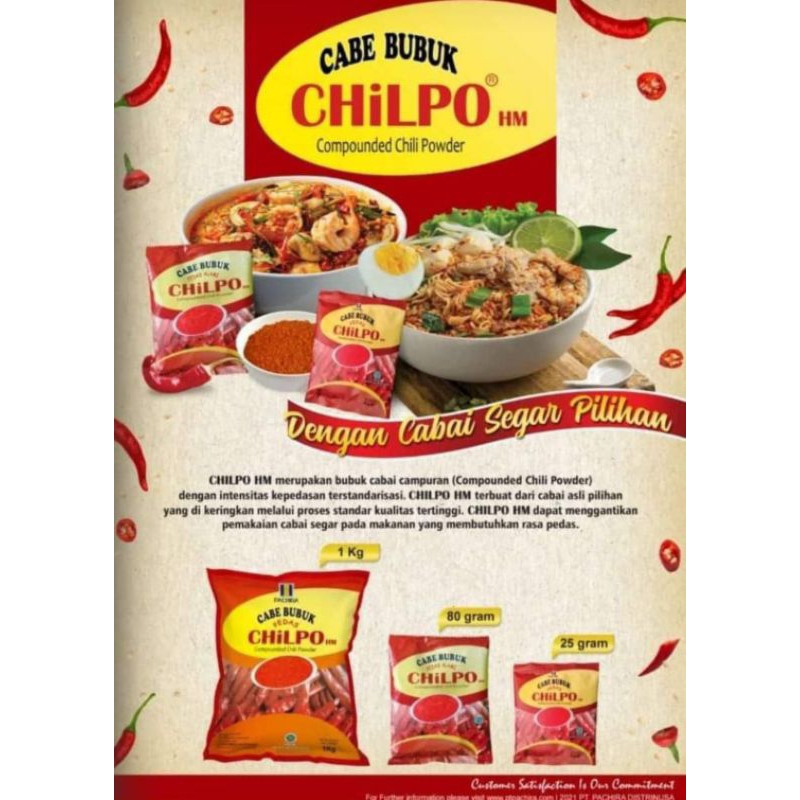 

Chilpo Cabe Bubuk Asli @80 gram