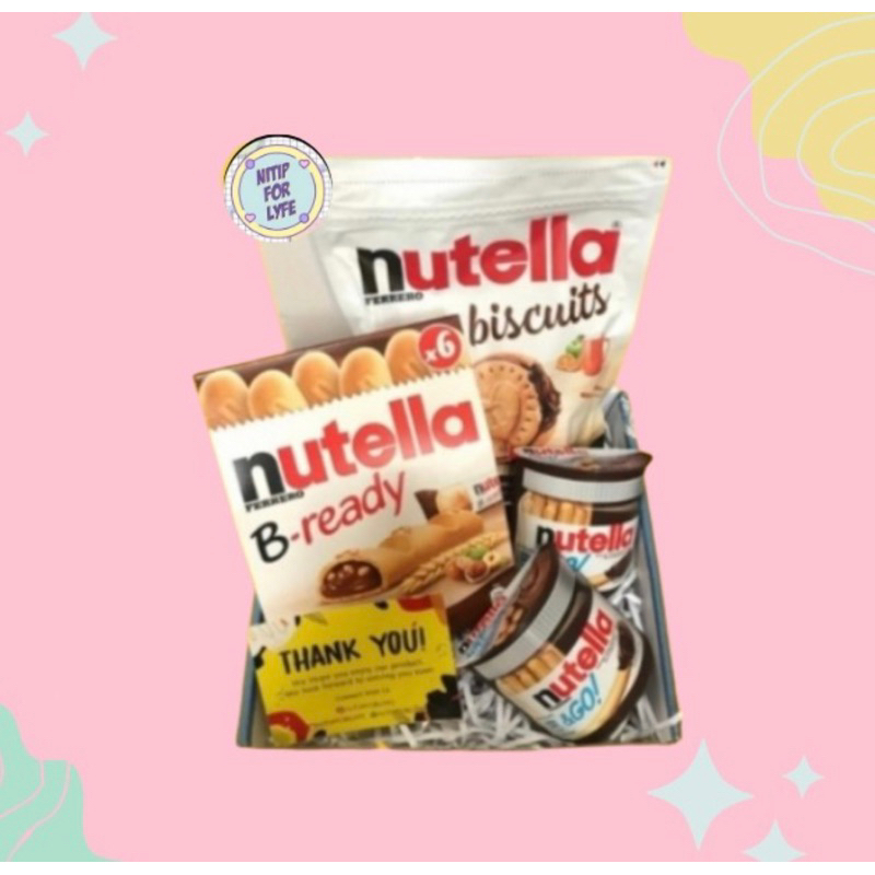 

Paket NUTELLA PREMIUM SNACK BOX/Hampers/parcel/giftbox