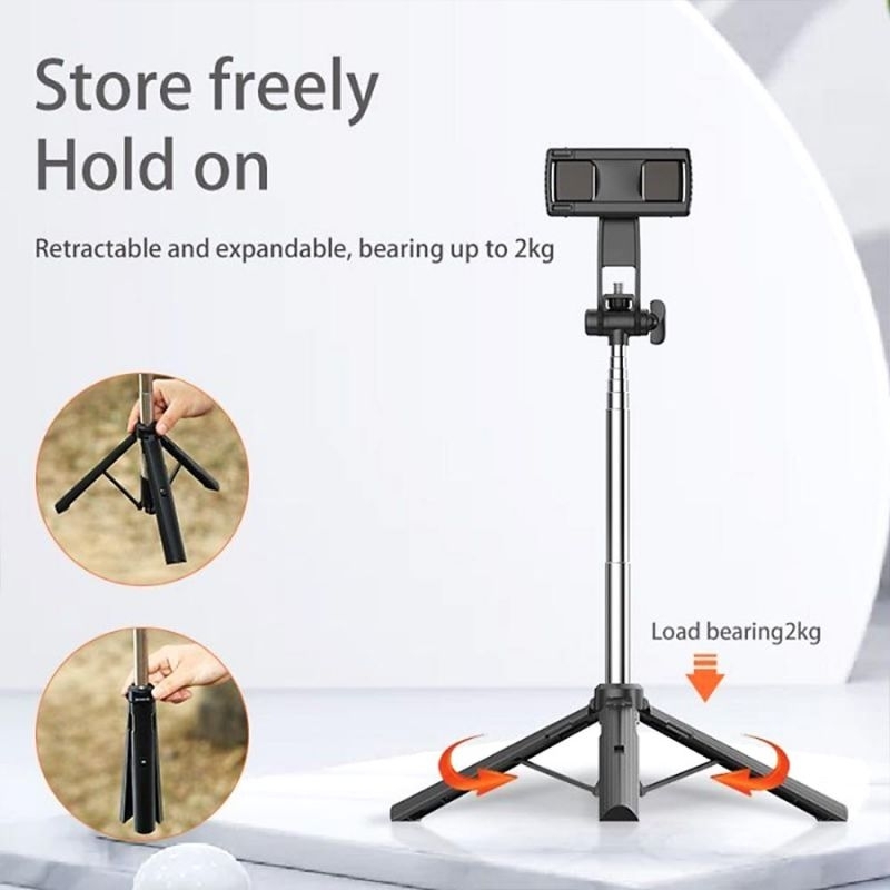 TRIPOD TONGSIS A31 160CM SELFIE TONGKAT LIPAT TELESKOPIK ONE-PIECE TRIPOD