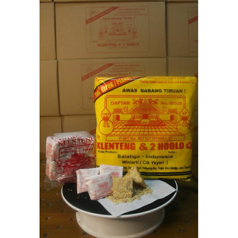 

Enting Gepuk Cap Klenteng & 2 Hoolo Original isi 100 biji