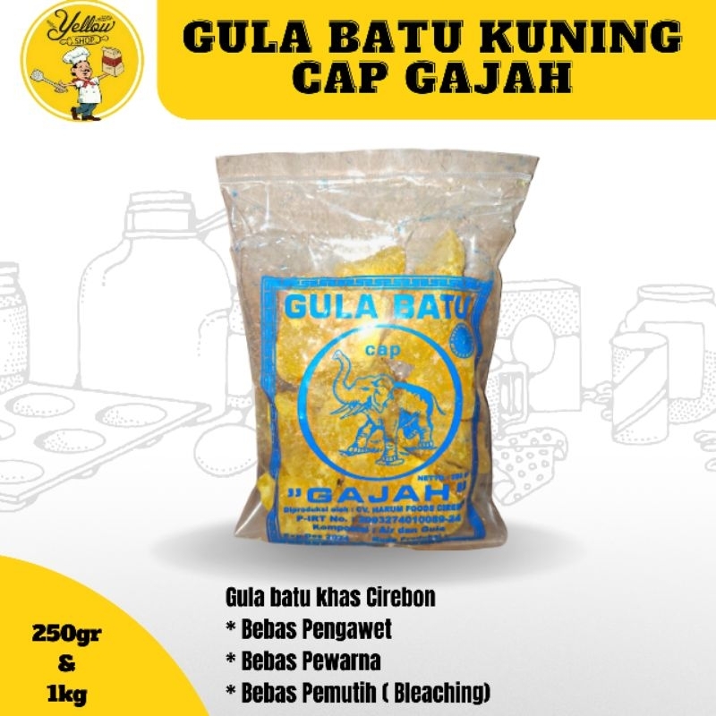 

GULA BATU KUNING CAP GAJAH 250GR