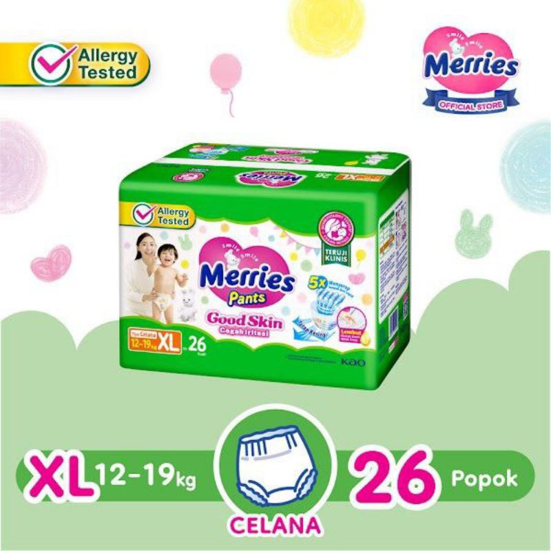 Pampers Merries Size XL