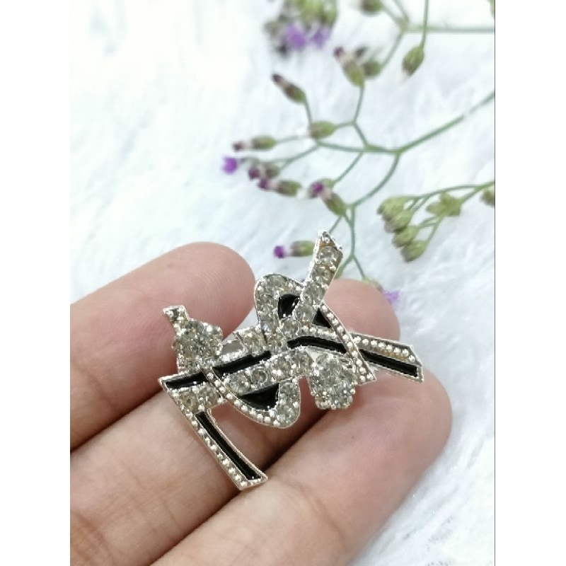 Bros branded dagu / Bros dada / Bros cantik  (LV/Dior/ysl) 2cm