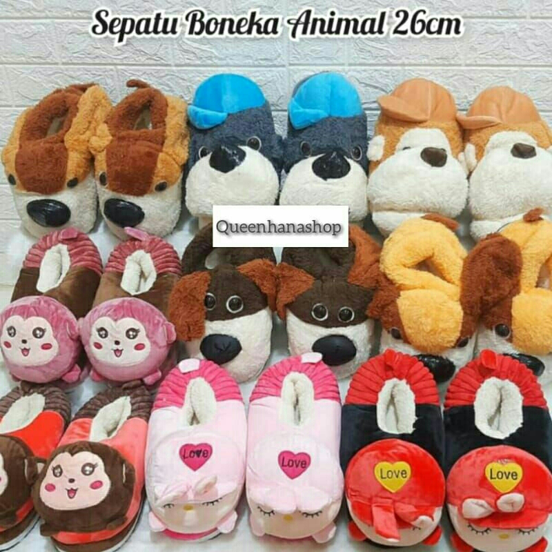 Sandal Kamar Anak Karaktet Sandal Boneka Lucu Timbul Sepatu Boneka