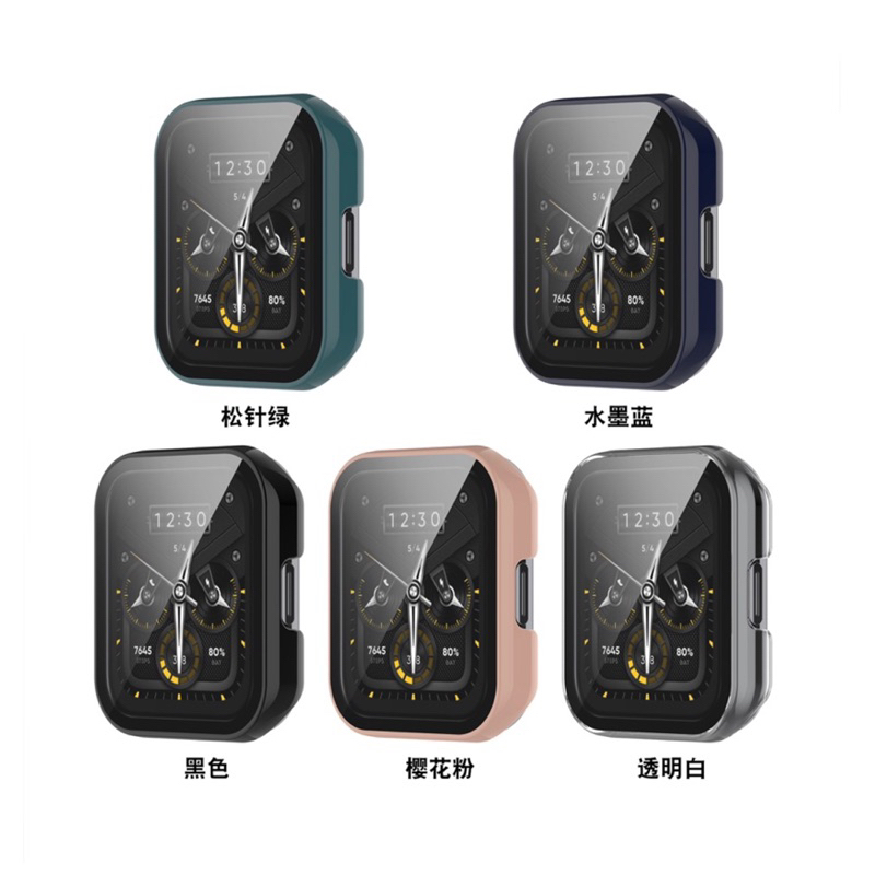 Case Pelindung Layar Tempered Glass Full Cover Realme Watch 2 / Realme Watch 2 Pro