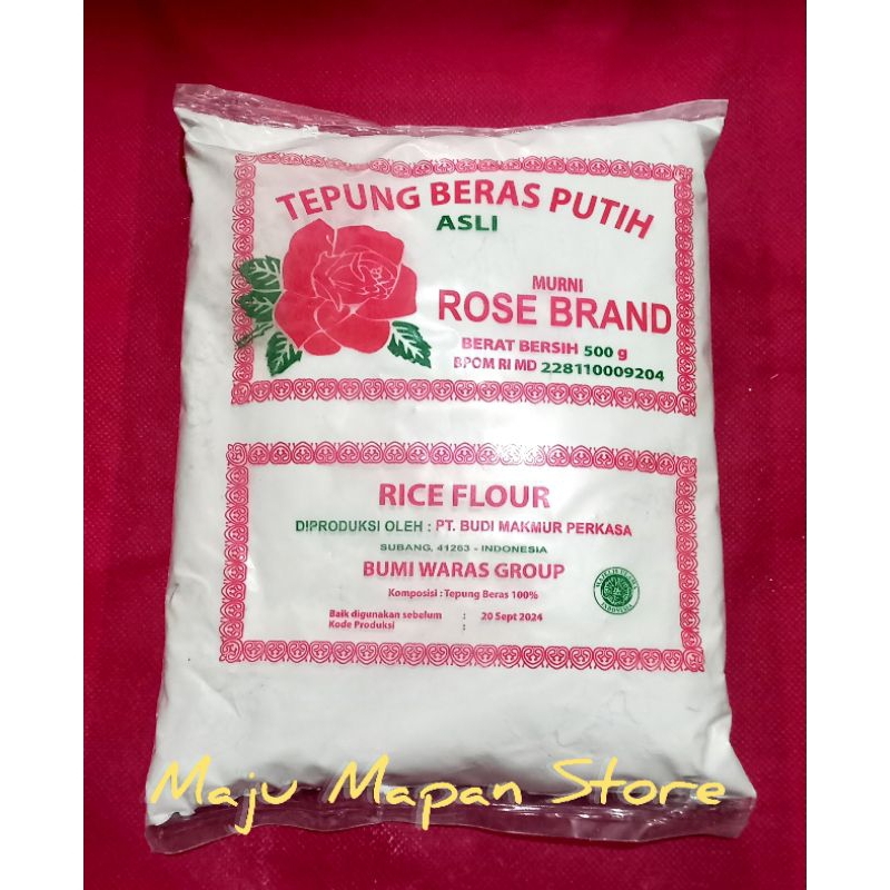 

Tepung Beras Putih Rose Brand 500 gr