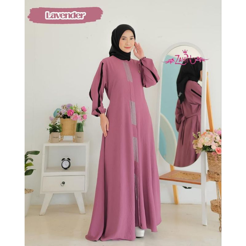 GAMIS/DRESS/ SHARA DRESS BY ZAHIN/GAMIS WANITA TERBARU / DRESS SHARA BAHAN CRINGKEL PREMIUM BY ZAHIN