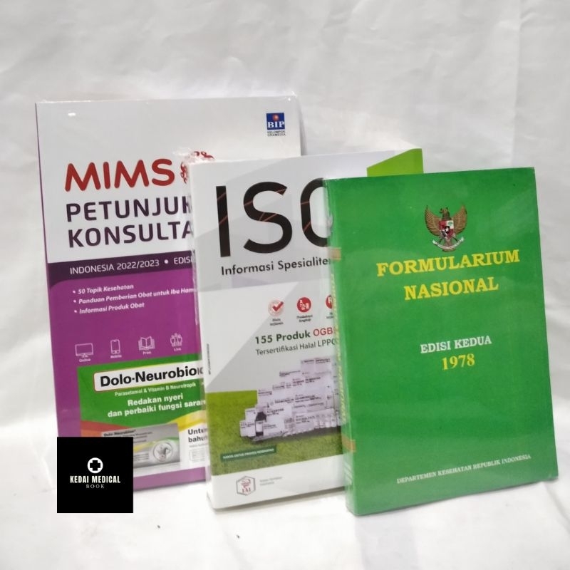 PAKET 3 BUKU MIMS Ed.22 2023 ,ISO VOL.53 ,FORNAS TERMURAH