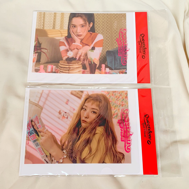 PHOTOCARD RED VELVET IRENE SEULGI MD HOLO QUEENDOM RED VELVET