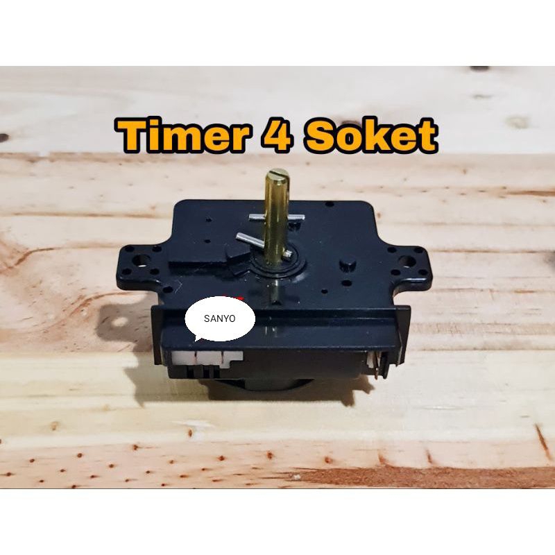 Timer 4 SOCKET Mesin cuci Model SANYO-Switch Tombol 4 Scun Socket