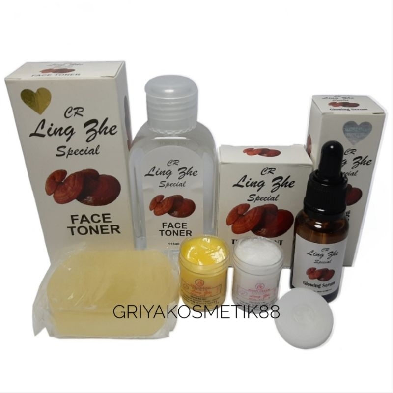 PAKET CREAM LING ZHI ORIGINAL GLOWING