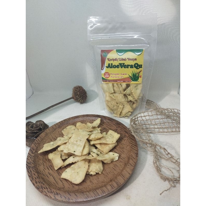 

Keripik Lidah Buaya AloeVeraQu 100gram