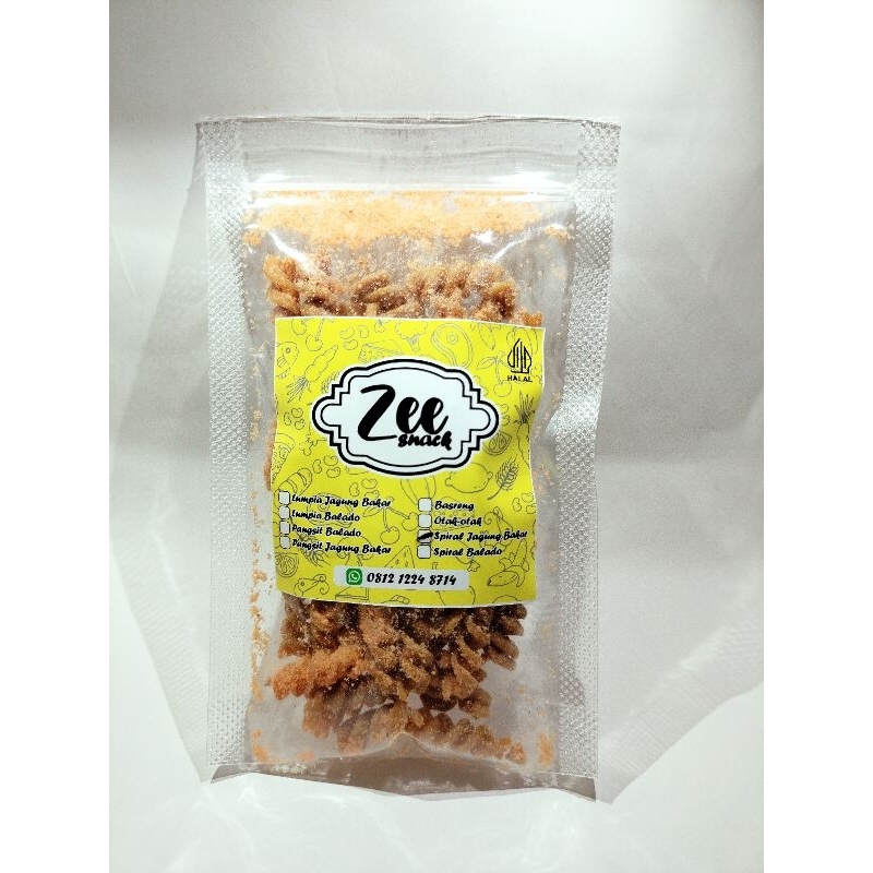 

Keripik Spiral Jagung Bakar