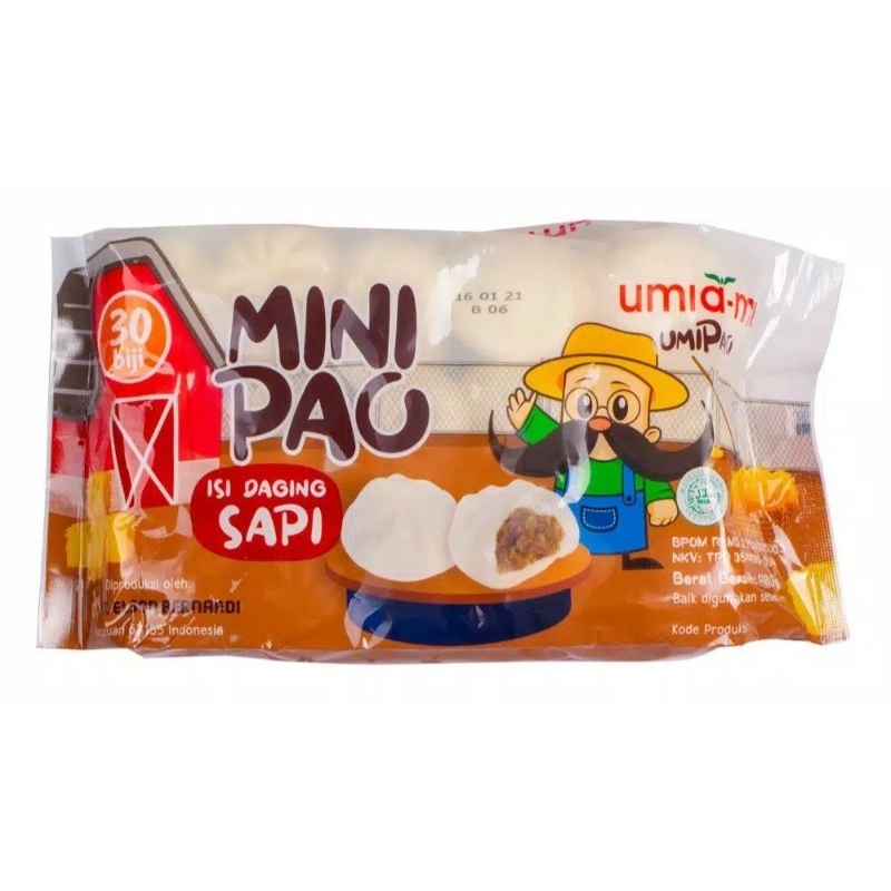 Umiami Mini Pao Sapi isi 30 Pcs