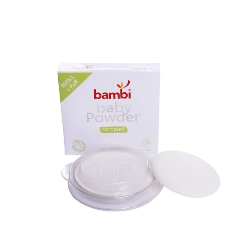 Bambi Baby Compact Powder FREE COLOGNE ...EXP 2026 BUNDLING 3in1