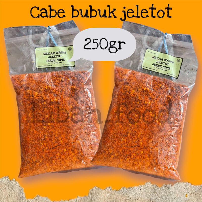 CABE BUBUK JELETOT 250 GRAM/CABE WANGI DAUN JERUK/LIBAN FOOD