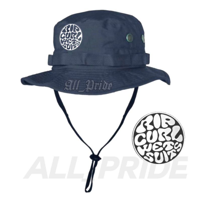 Topi Rimba RIPCURL/Topi Gunung Hiking Adventure Camping/Jungle Hat/Topi Outdoor Pria Wanita Premium/