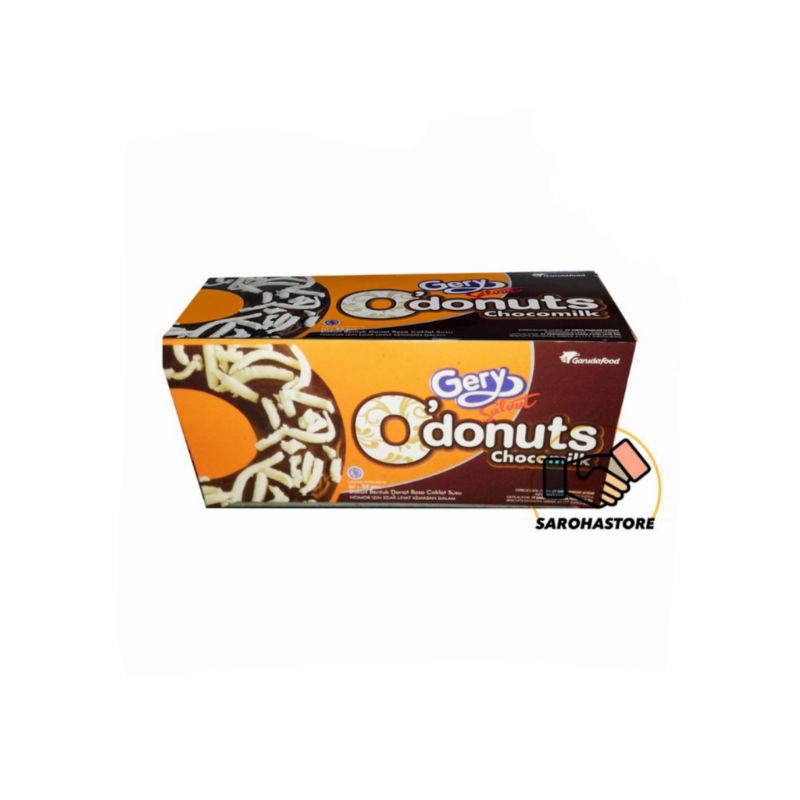 

Gery O Donuts Chocomilk 8 gr Isi 24 pcs