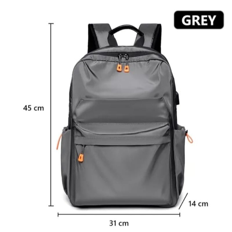 Tas Ransel Laptop Backpack Waterproof Distro Bag pack Gendong Pria Wanita LCM01