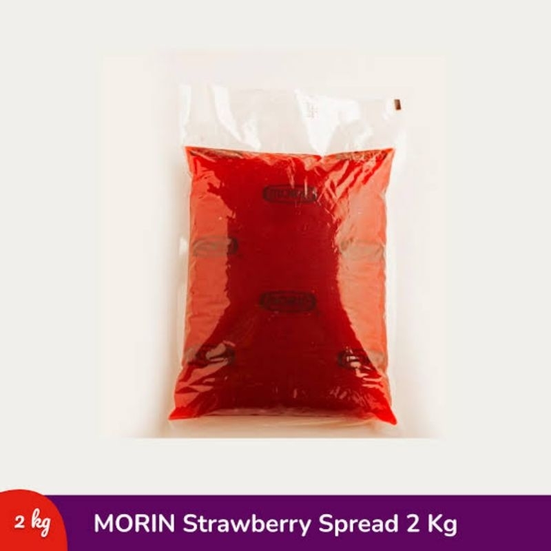 

MORIN SELAI OLESAN RASA STROBERI STRAWBERRY SPREAD JAM UKURAN 2KG 2 KG KILO PLASTIK BAG VAKUM ADA TEKSTUR SERAT DAN BIJI BUAH ASLI COCOK UNTUK INDUSTRI JUALAN BISNIS USAHA TOKO MAKANAN CAFE HOTEL RESTORAN TAMBAHAN ISIAN FILLING FILLER ISI ROTI KUE ROPANG