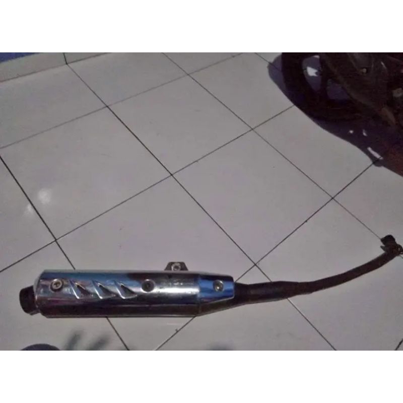 knalpot standar Suzuki Shogun 125 sp original siap pakai