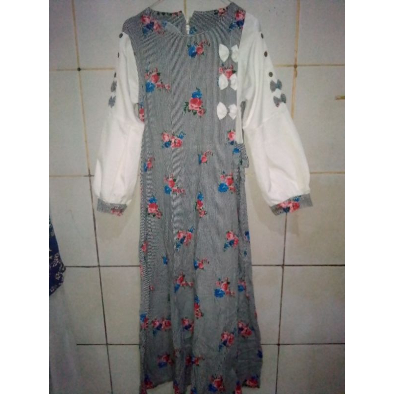 gamis tangan balon