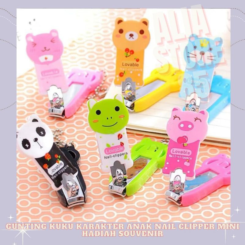 Gunting Kuku Karakter Anak Nail Clipper Mini