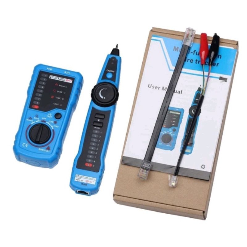 Alat Tester Cable LAN FWT 11 Network Wire Tracker Rj45 RJ11 Cable Tester Cable FWT 11 Lan Locator FWT-11 Kabel Jaringan