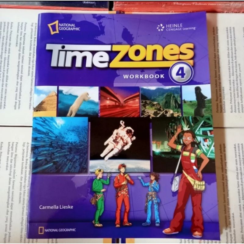BUKU ORIGINAL TIME ZONES WORKBOOK 4