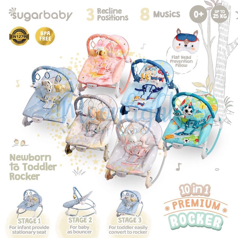 Sugarbaby bouncher 10 in 1