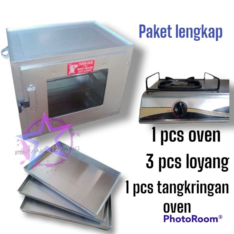 PROMO OVEN KOMPOR 3 SUSUN / OVEN KOMPOR+TANGKRINGAN OVEN / OVEN TANGKRING / OVEN KUE