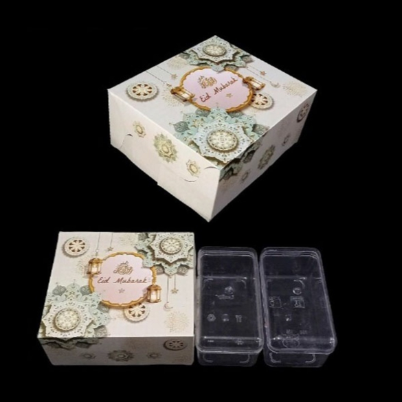 

( 10pcs ) Dus Toples 350gr Isi 2 Lebaran Box Jinjing Toples Kue Kering Hampers Parcel Idul Fitri Eid Mubarak