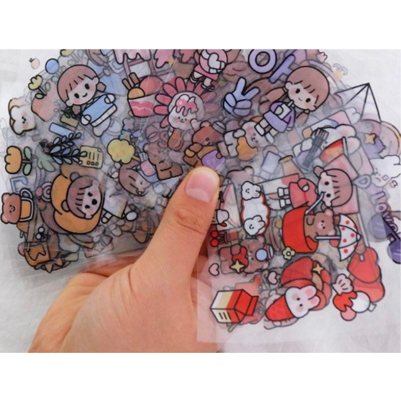 

Stiker Waterprof/ Stiker Korea Anti Air/ Stiker Transparant (1 lembar)