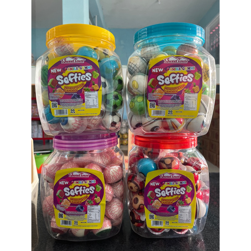 Permen lunak jumbo softies isi 50pcs