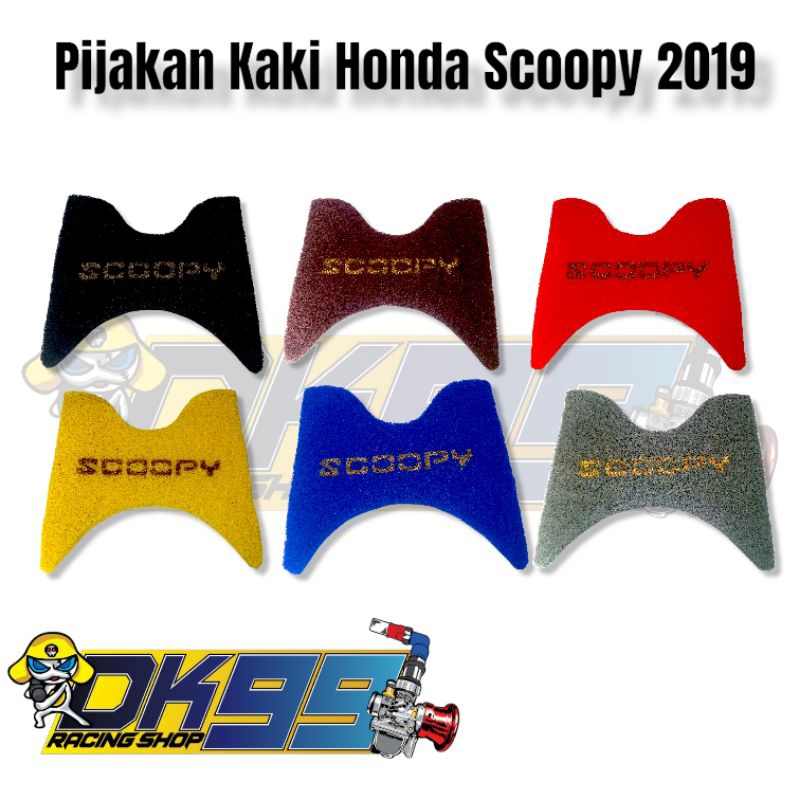 KARPET PIJAKAN KAKI ALAS KAKI HONDA SCOOPY SPORTY STYLISH 2019 PIJAKAN KAKI