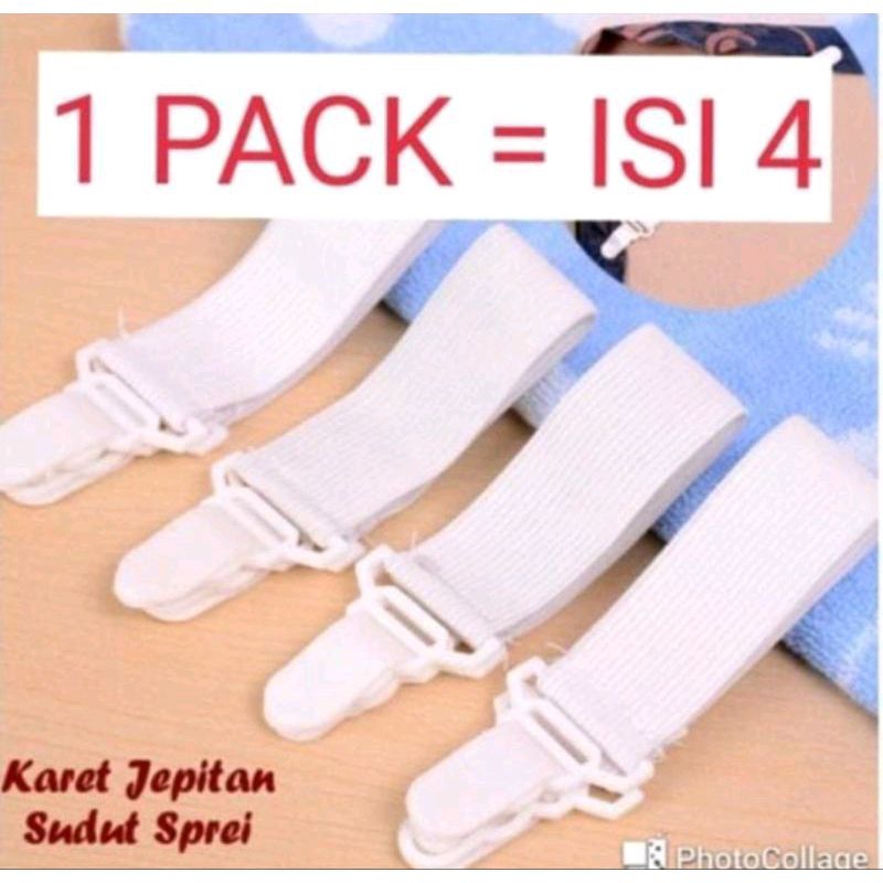 Pengait seprey/ karet jepit sudut seprey