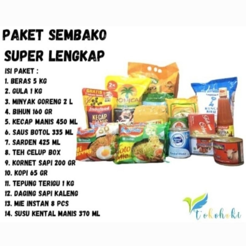 Paket sembako LENGKAP Murah, Parcel Lebaran KOMPLIT Sesuai deskripsi a