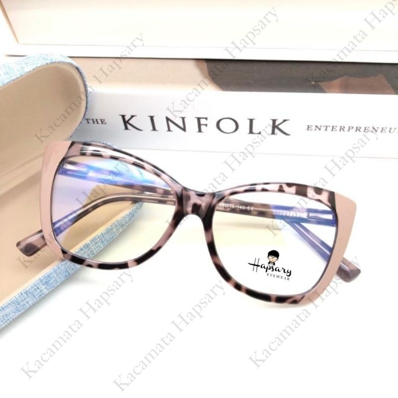 Frame Kacamata Minus Wanita Antiradiasi Terbaru 5010 | Kaca mata Anti UV Photocromic &amp; Bluecromic | Cylinder dan Plus