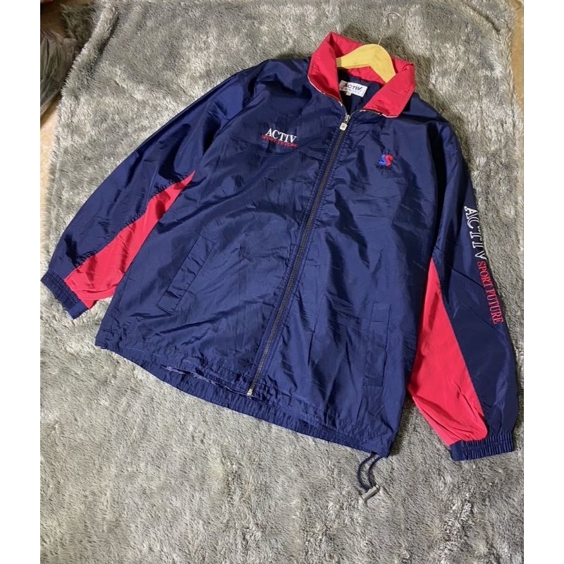 Jaket Vintage Windbreaker / Thrift  Activ Sports