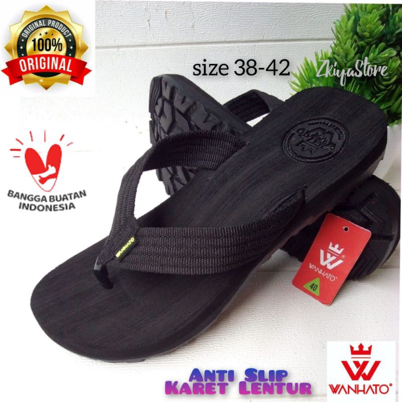 Sandal Jepit Pria Wanhato Original/Sandal Gunung Pria