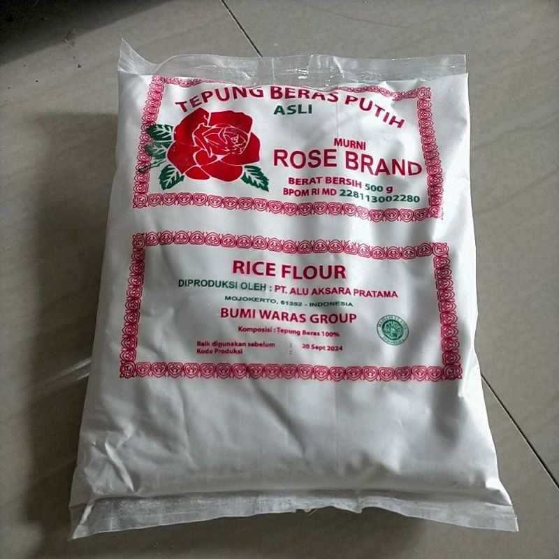 

tepung beras putih rose brand 500 g