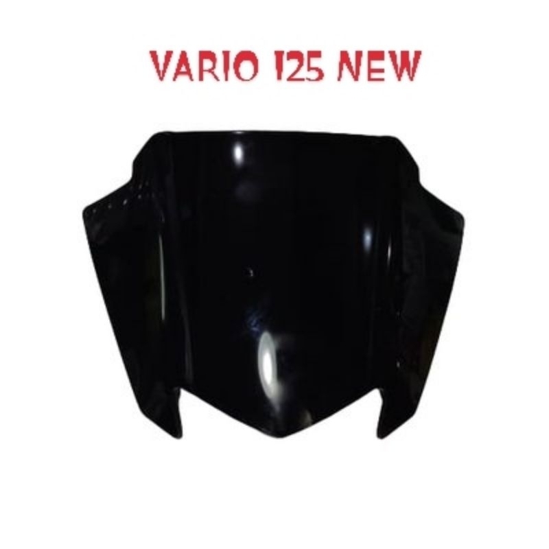 Visor Vario 125 New Hitam Kualitas Terbaik