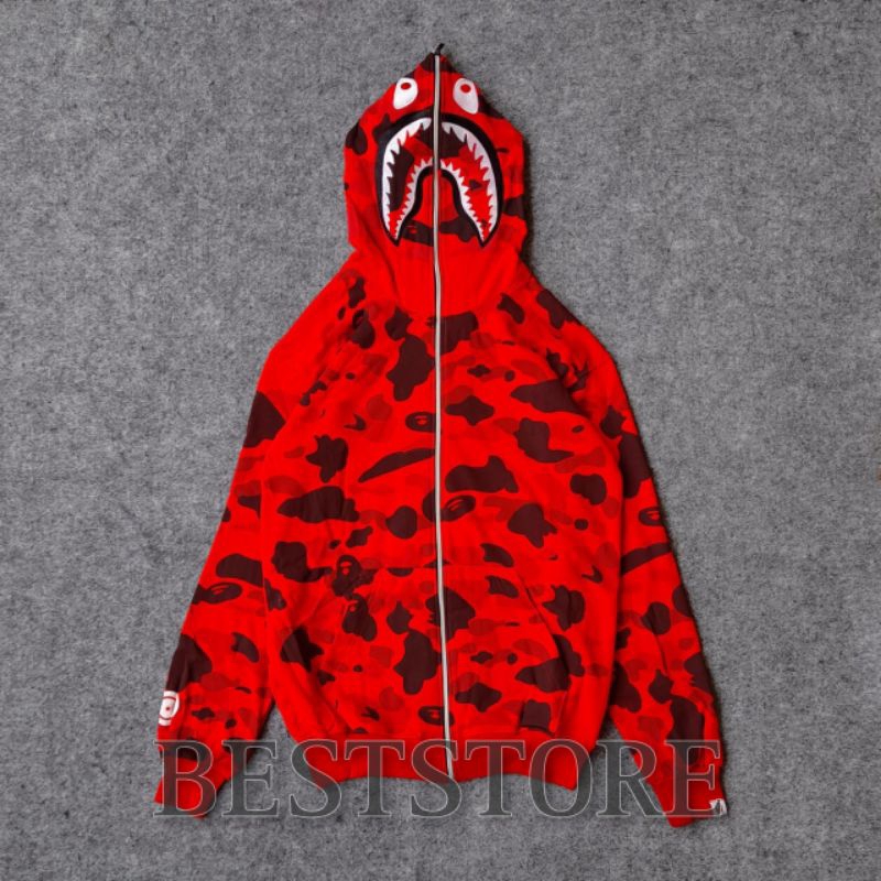 SWEATER HOODIE A BAPE SHARK WGM | JAKET BATHING APE CAMO FULLHANGTAH & LEBEL MIROR BAST SELLER