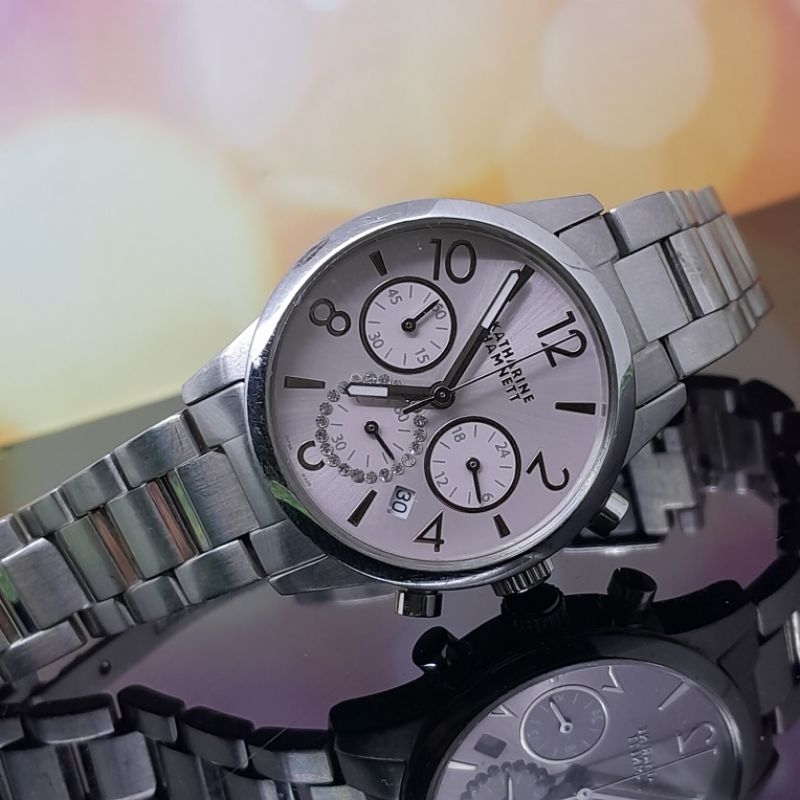 Jam tangan wanita Katharine hamnett H9091 Chronograph