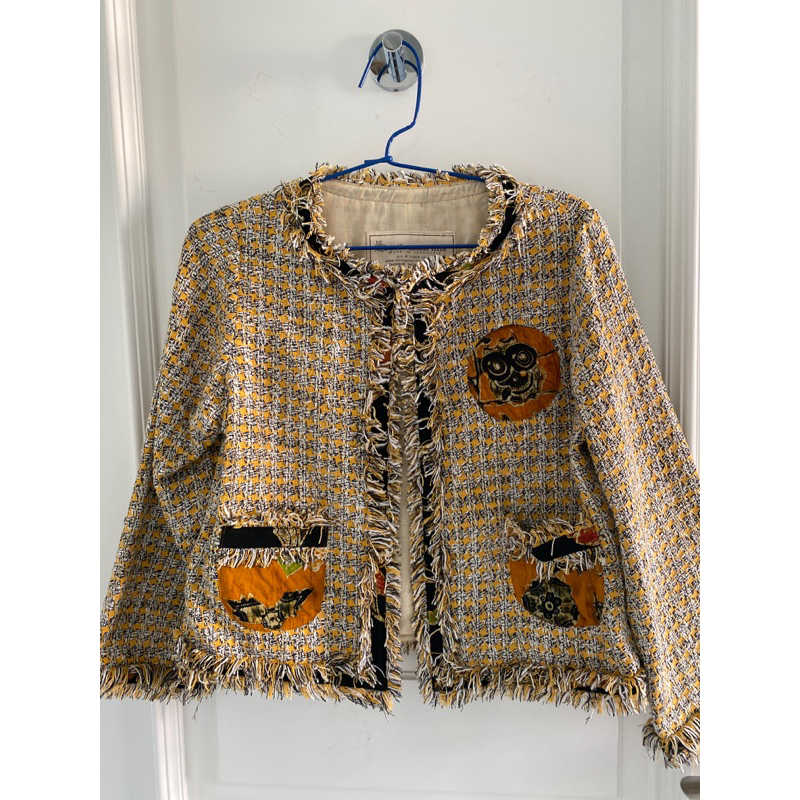 Preloved Blazer Batik Amarillis