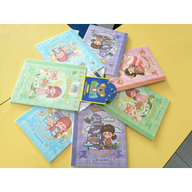 

Book Sticker Kartun Lucu