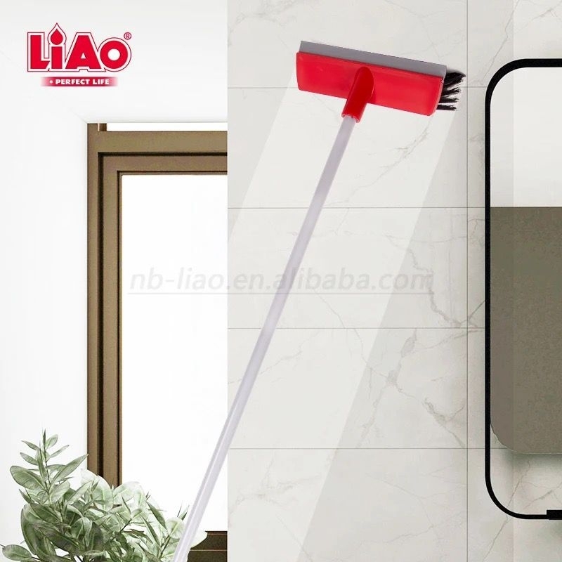 LIAO Sikat Lantai Dorong 2 in 1 Serokan Air Floor Brush Alat Pembersih (K130034)